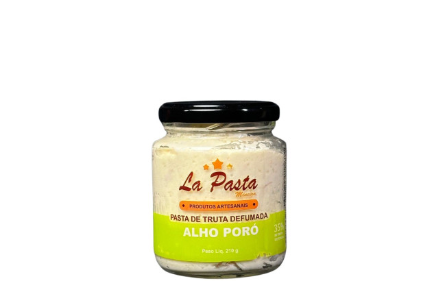 La Pasta de Truta Defumada Alho Poró 210g