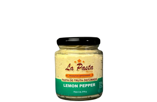 La Pasta de Truta Defumada Lemon Pepper 210g