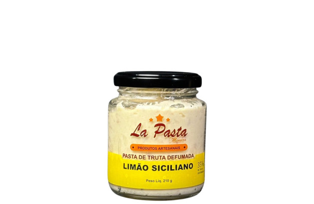 La Pasta de Truta Defumada Limão Siciliano 210g